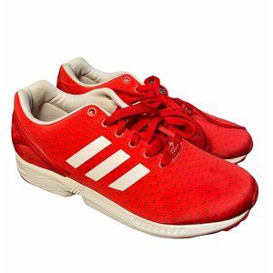 Adidas Originals Flux Red Heart Print Womens 8.5